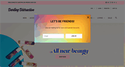 Desktop Screenshot of darlingdistraction.com