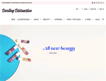 Tablet Screenshot of darlingdistraction.com